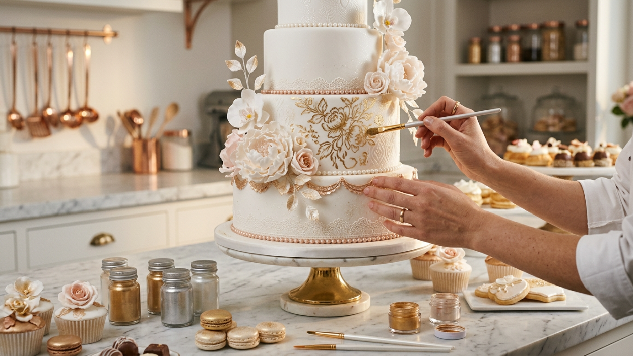 Edible Luster Dust for Luxury Cake Designs: Create Stunning Cakes with a Premium Shine